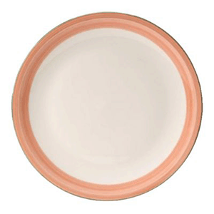 Блюдо для пиццы «Рио Пинк»; материал: фарфор; диаметр=31 см.; белый, розовый