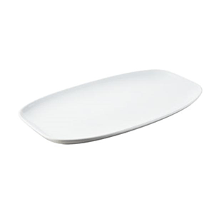 Блюдо прямоугольное; материал: фарфор; высота=2.9, длина=36, ширина=210 см.; белый