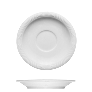 Блюдце «Штутгарт»; материал: фарфор; диаметр=18 см.; белый