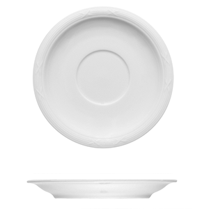 Блюдце «Штутгарт»; материал: фарфор; диаметр=16 см.; белый