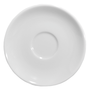 Блюдце; материал: фарфор; диаметр=12 см.; белый