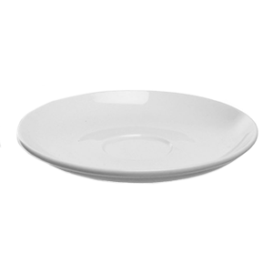 Блюдце «Перла»; материал: фарфор; диаметр=12 см.; белый