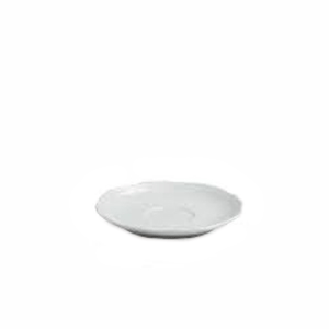 Блюдце «Опера»; материал: фарфор; диаметр=17 см.; белый