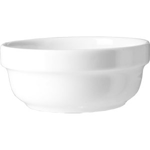 Салатник «Капри»; материал: фарфор; 250 мл; диаметр=11.1, высота=5 см.; белый