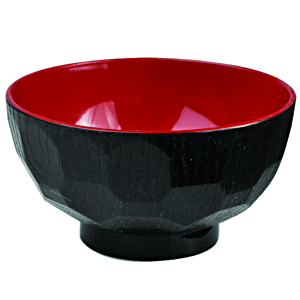 Салатник; пластик; 300 мл; диаметр=115, высота=60 мм; цвет: черный,красный