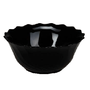 Салатник «Трианон»; стекло; 300 мл; диаметр=12.5, высота=5.5 см.; цвет: черный