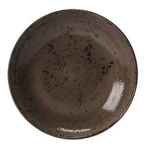 Салатник «Крафт»; материал: фарфор; 100 мл; диаметр=13, высота=4 см.; серый