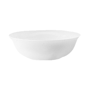 Салатник «Ресторан»; стекло; 400 мл; диаметр=16, высота=5 см.; белый