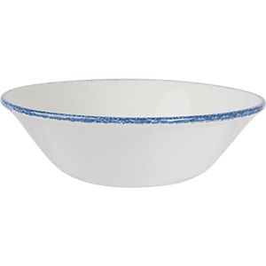 Салатник «Блю дэппл»; материал: фарфор; 430 мл; диаметр=16.5 см.; белый, синий