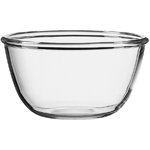 Салатник «Кокон»; стекло; 1300 мл; диаметр=18, высота=9.5 см.; прозрачный