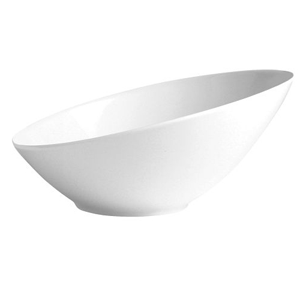 Салатник «Монако Вайт»; материал: фарфор; 600 мл; диаметр=21.5, высота=9 см.; белый