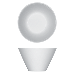 Салатник «Опшенс»; материал: фарфор; 260 мл; диаметр=10.5, высота=6 см.; белый