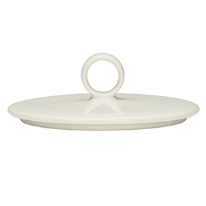 Крышка для салатника «Пьюрити»; материал: фарфор; диаметр=10.4 см.