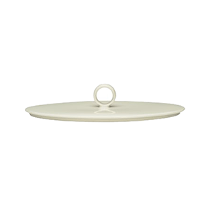 Крышка для салатника овальное «Пьюрити»; материал: фарфор; длина=12, ширина=9.5 см.; белый