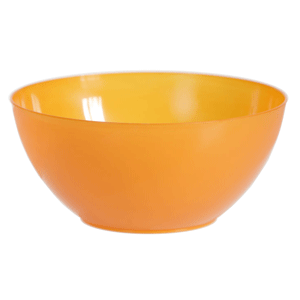Салатник; полипропилен; 2000 мл; диаметр=20, высота=10 см.; оранжевый цвет