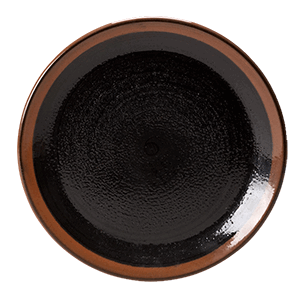 Салатник «Кото»; материал: фарфор; 120 мл; диаметр=13, высота=4 см.; цвет: черный, коричневый