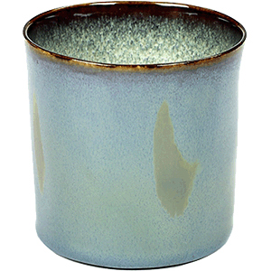 Салатник «Цилиндр»; керамика; D=7.5,H=7.5см; серый