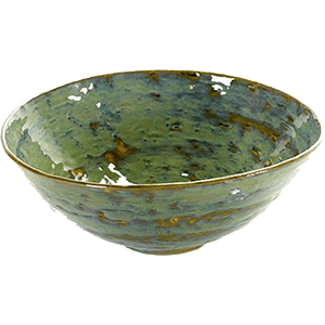 Салатник «Пьюр»; керамика; D=28.5,H=10.5см; зеленый