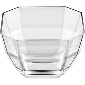 Салатник квадратный «Канова»; стекло; 3340мл; H=13.5,L=22,B=22см; прозрачный