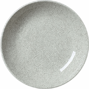 Салатник «Инк Грэй»; фарфор; D=20.5см; серый,белый