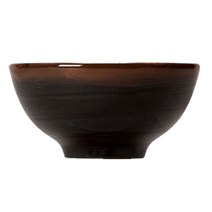 Соусник «Кото»; материал: фарфор; 25 мл; диаметр=7, высота=2 см.; цвет: черный, коричневый