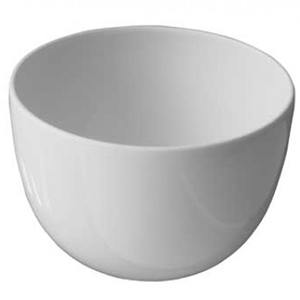 Соусник для тарелки 28 см.; материал: фарфор; диаметр=7 см.; белый