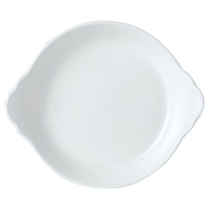 Блюдо для запекания «Симплисити Вайт»; материал: фарфор; 225 мл; диаметр=165, высота=27, длина=175, ширина=145 мм; белый