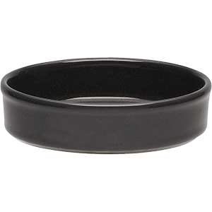 Форма для запекания; 230 мл; диаметр=12, высота=2 см.; цвет: черный