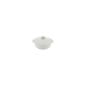 Кастрюля для запекания с крышкой «Революшн»; керамика; 3.6л; D=28,H=13.5см; белый