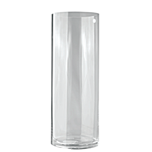 Ваза для цветов «Цилиндр»; стекло; диаметр=20, высота=36 см.; прозрачный