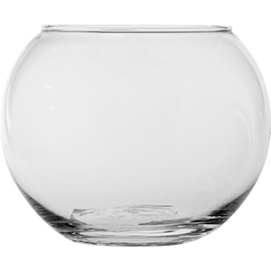 Ваза-шар; стекло; диаметр=100, высота=77 мм; прозрачный
