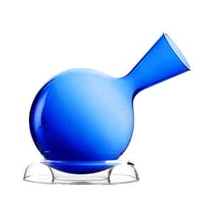 Декантер «Вулканос»; стекло; 0.75л; диаметр=175, высота=285 мм; синий
