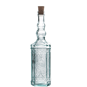 Бутылка с пробкой; стекло; 500мл; прозрачный