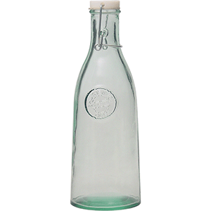 Бутылка с пробкой; стекло; 1000мл; прозрачный
