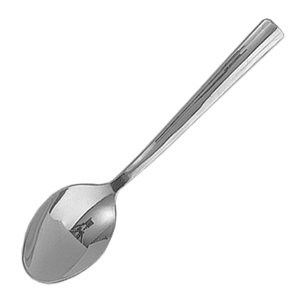 Ложка десертная «M18»; сталь нержавеющая; длина=176/53, ширина=36 мм; металлический