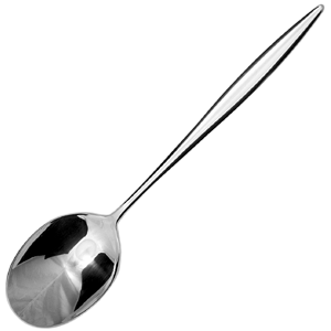 Ложка десертная «Адажио»; сталь нержавеющая; , L=185/55, B=4мм; металлический