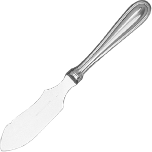 Нож для масла «Ансер»; сталь нержавеющая; длина=205/100, ширина=4 мм; металлический