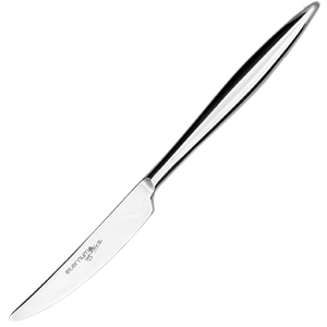 Нож столовый «Адажио»; сталь нержавеющая; длина=225/95, ширина=4 мм; металлический