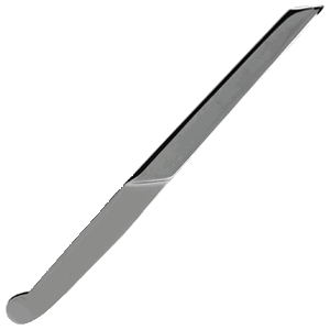Нож для фруктов «X-15»; сталь нержавеющая; длина=162/80, ширина=5 мм; металлический