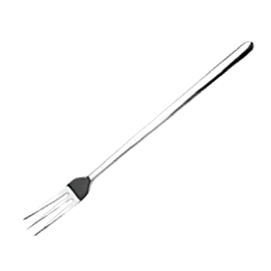 Вилка для спагетти «Аляска»; сталь нержавеющая; длина=220/60, ширина=4 мм; металлический