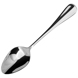 Ложка десертная «Эко Багет»; сталь нержавеющая; L=180/60,B=2мм; металлический 