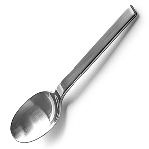 Ложка десертная «Бейс»; сталь нержавейка; L=180,B=35мм