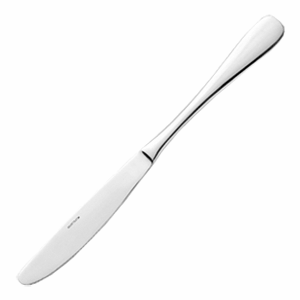 Нож столовый «Стреза»; сталь; длина=220/100, ширина=5 мм; металлический