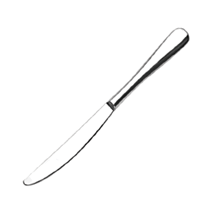 Нож столовый «Аркада»; сталь нержавеющая; длина=235/123, ширина=4 мм; металлический
