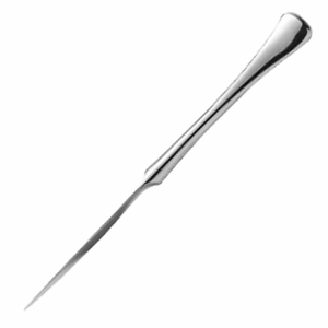 Нож столовый «Диаз»; сталь нержавеющая; длина=240/110, ширина=2 мм; металлический
