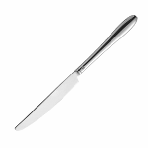 Нож столовый с ручкой моноблок «Лаццо»; сталь нержавеющая; длина=24/12, ширина=1 см.; металлический