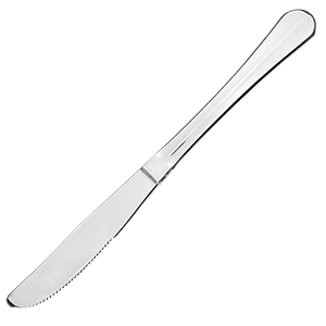 Нож столовый «Эко Багет»; сталь; длина=220/100, ширина=3 мм; металлический