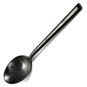Ложка кофейная «Пьюр»; сталь нержавейка; L=110,B=23мм; черный