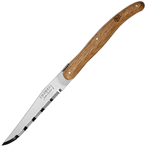 Нож для стейка; сталь нержавеющая,дерево