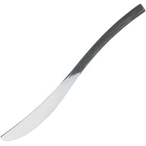 Нож десертный; сталь нержавейка; L=215мм; металлический ,черный